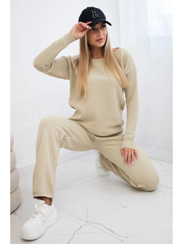 Set of sweaters Sweatshirt + Pants dark beige