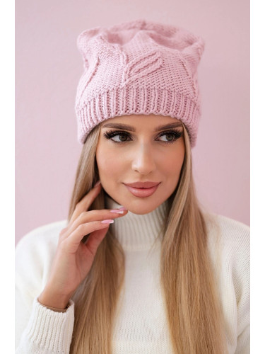Kesi Women's cap Majka K376 powdered pink