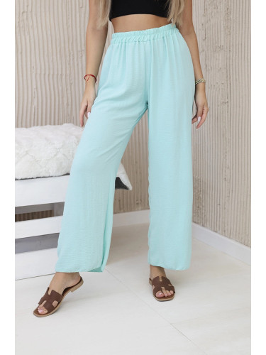 Wide mint trousers