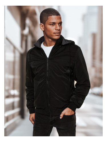 Мъжко двулицево преходно яке с качулка