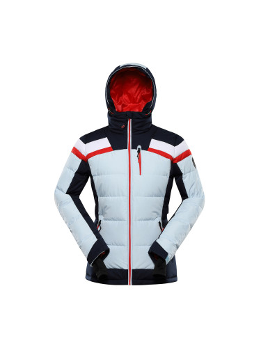 Women's down ski jacket with ptx membrane ALPINE PRO FERERA nantucket breeze