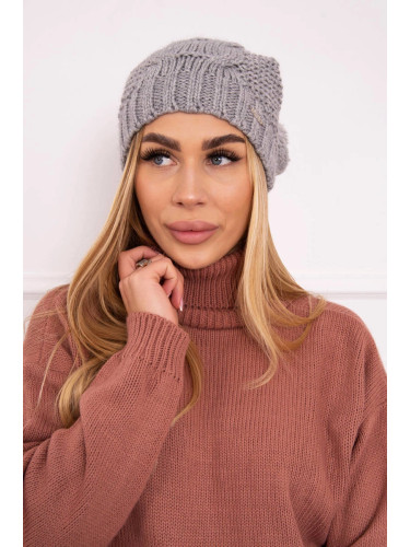 marka niezdefiniowana Cap with fleece Karolina K243 gray