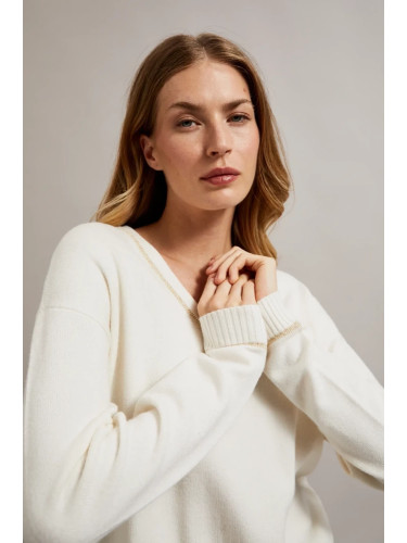 Marisse Women's Sweater Z-Sw-4518 Off White