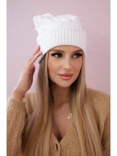 Women's cap Leonia K342 white