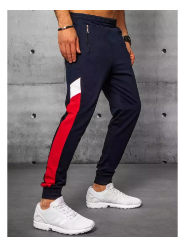 Spodnie męskie dresowe granatowe Dstreet