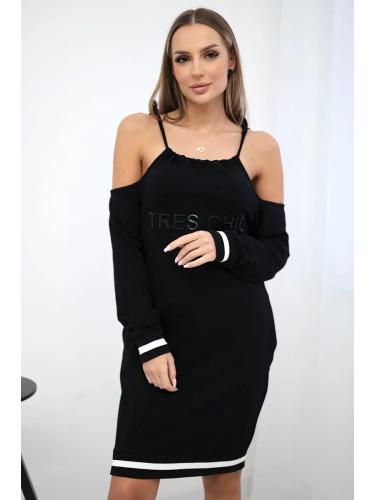 Tres Chic Dress Black
