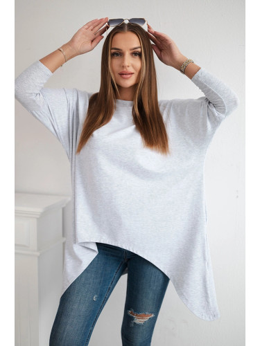 Oversize blouse light grey