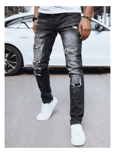 Spodnie męskie jeansowe czarne Dstreet