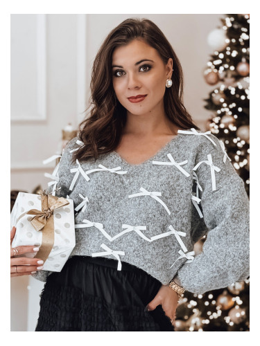 Дамски пуловер RIBBLOOM с панделки