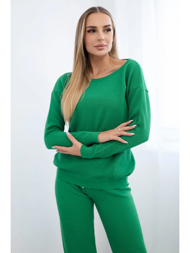 Set of sweaters Sweatshirt + Pants green