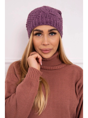 Kesi Cap with fleece Karolina K243 dark pink