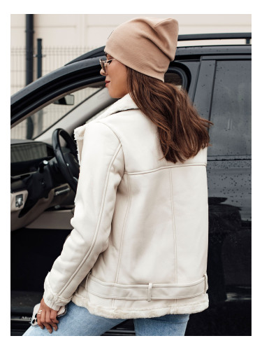 Дамско кожено яке с косъм NORFDIMA