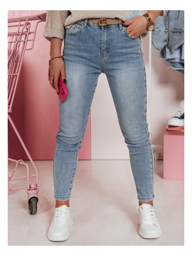 Дамски тесни дънки с висока талия LIMORE