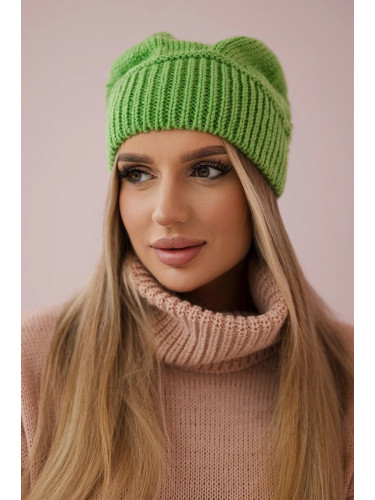 marka niezdefiniowana Women's cap Ingrid K371 pistachio