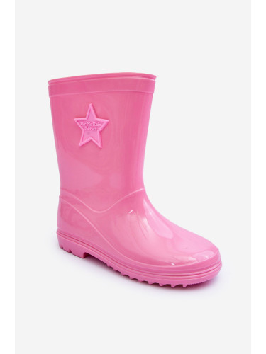 PG3 Детски гумени ботуши Розови Малви