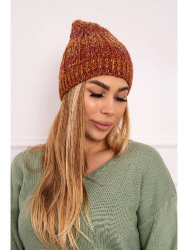 marka niezdefiniowana Cap with fleece Melisa K241 foxy+olive+dark pink