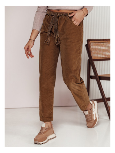 Дамски оувърсайз панталон SOFTYLA с колан