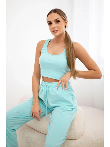 Set top+pants mint