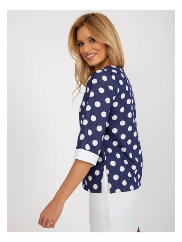 Blouse-LK-BZ-506755.56P-dark blue