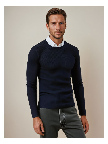 Мъжки пуловер DStreet гранат