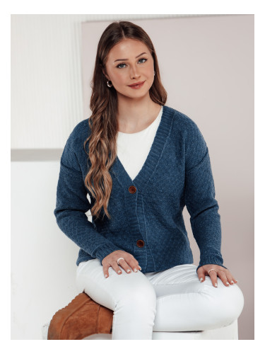 Sweter damski CHICLINE niebieski Dstreet