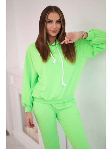 Green hoodie