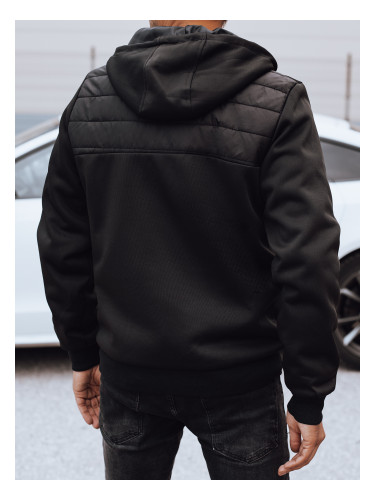 Мъжко ватирано преходно яке с качулка