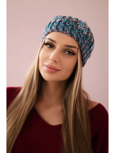 marka niezdefiniowana Cap with a pompom Maria K335 turquoise