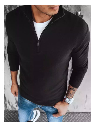 Sweter męski czarny Dstreet