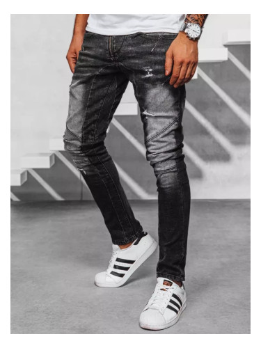 Spodnie męskie jeansowe czarne Dstreet
