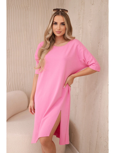 Oversize dress light pink