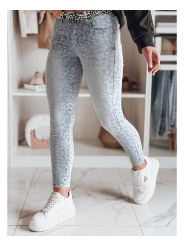 Дамски тесни дънки с колан FELINA