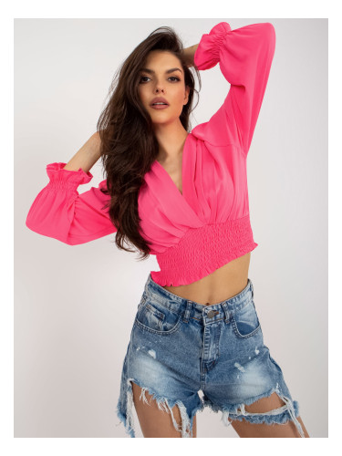 Blouse-DHJ-BZ-13866.92P-fluo pink