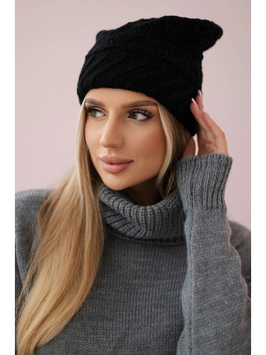 Women's cap Dagmara K332 black