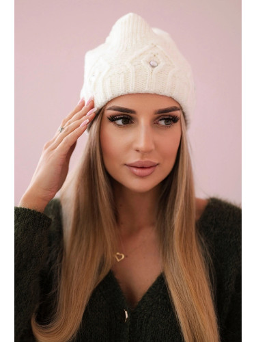 Kesi Women's cap Ramona K383 ecru