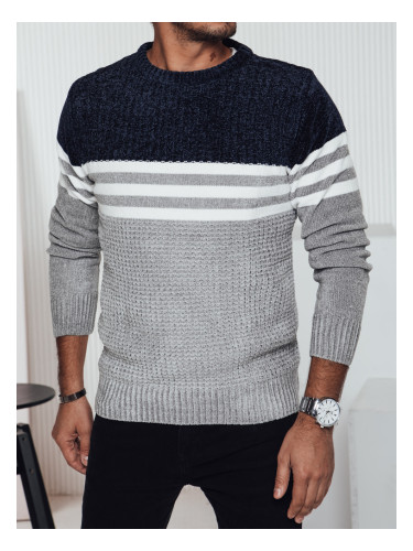 Мъжки раиран пуловер Dstreet