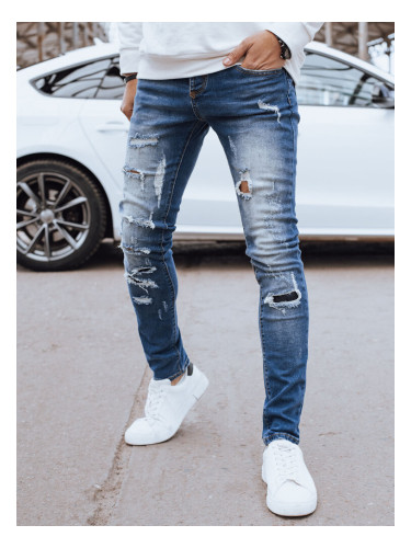 Spodnie męskie jeansowe granatowe Dstreet