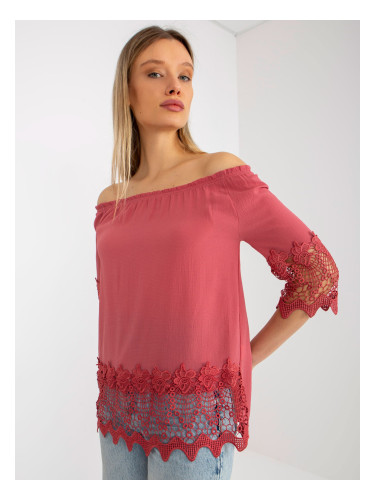 Blouse-LK-BZ-506188.32X-dark pink