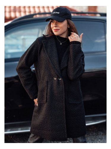 Дамско палто овърсайз BARALITE черно