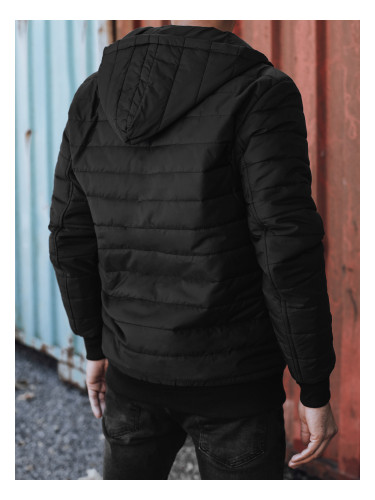 Мъжко ватирано преходно яке с качулка