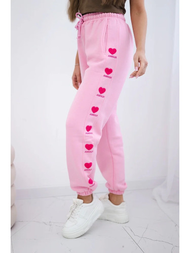 Cotton pants Amour pink