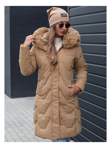 Дамско зимно яке VEONI с качулка