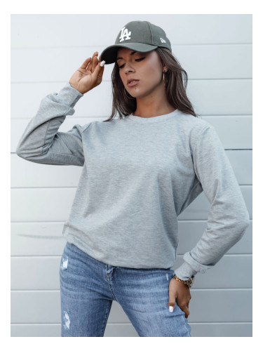 Bluza damska GLAMFLAIR jasnoszara Dstreet