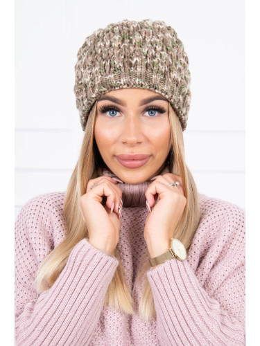 marka niezdefiniowana Cap K156 khaki + ecru