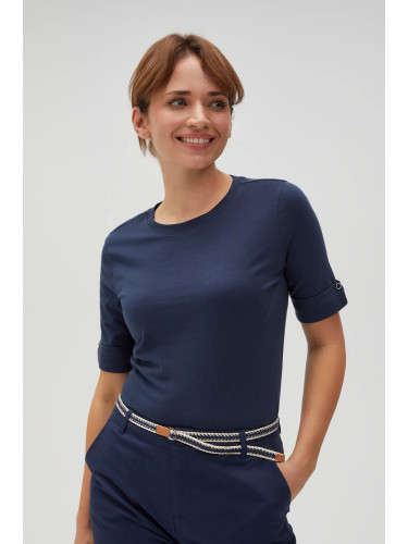 Marisse Women's T-Shirt L-Ts-4616 Navy