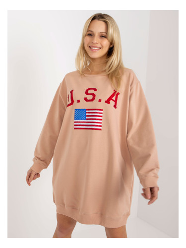 Sweatshirt-VI-BL-3192.23P-dark beige