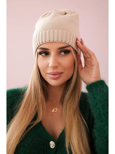 Women's cap Jagoda K344 beige