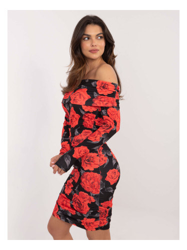 Dress-DHJ-SK-18688.36-black-red