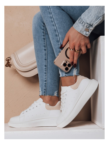 Дамски спортни маратонки DOMINI бежови