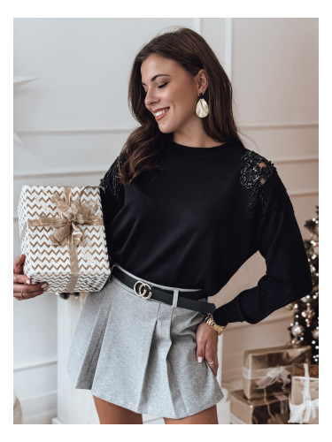 Sweter damski one size ORELIS czarny Dstreet